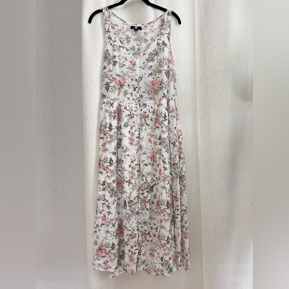 Frye midi floral dress Medium